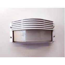 Απλίκα τύπου χελώνα με κάλυπτρο E27 60W - Λευκό - Ferrara