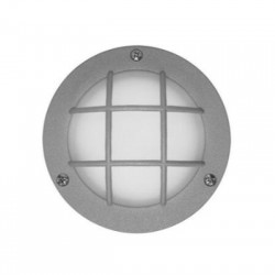 Πλαφονιέρα πλέγμα LED Αλουμινίου Στρογγυλή 2.4W Ψυχρό Γκρί - adeleq