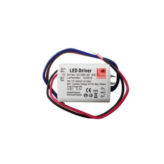 Τροφοδοτικό για ταινιες LED 230V / 24V DC 6W πλαστικό IP20 - adeleq