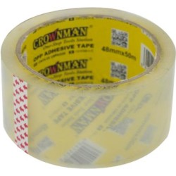 Διάφανη ταινία συσκευασίας 48Χ50Χ45 CROWNMAN
