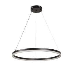Κρεμαστό φωτιστικό LED 30W 3CCT (by switch on base) D:60cm (6095-C-Black) - INLIGHT