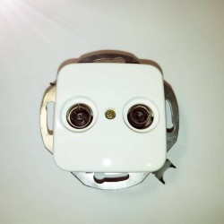 Πρίζα TV-RD μηχανισμός/Πλακίδιο τερματική - NIESSEN