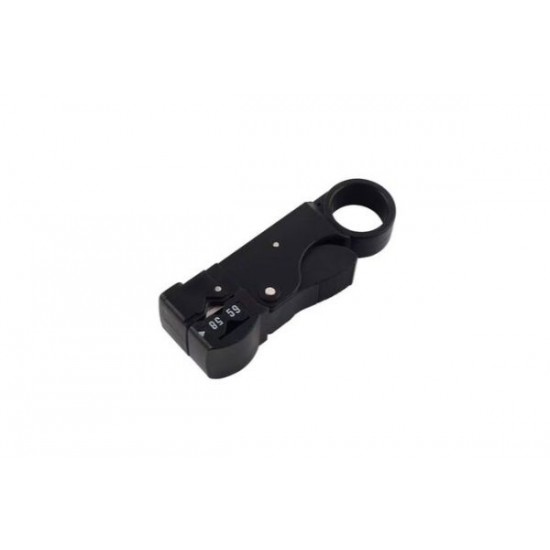 Γδάρτης Καλωδίων Τηλεόρασης RG58 - RG59 - RG62 Μάυρος- adeleq