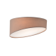 Ceilling light 3 x E27 60W Fabric + Acrylic + Metal / Mocha + Sandblast Φ40ΧΗ18CM PABLO - acadecor 