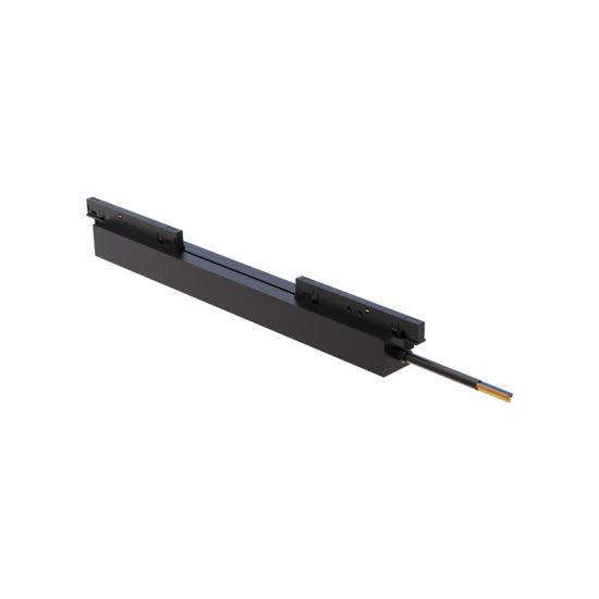 Power supply for magnetic track 24V 100W - 230V AC > 24V DC / 298x22x26mm+1m Cable - Black - TM100CV24B - aca