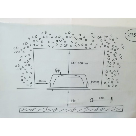 Φωτιστικό χωνευτό στρογγυλό - 2ΧPL - Λευκό - XF8014  - aca