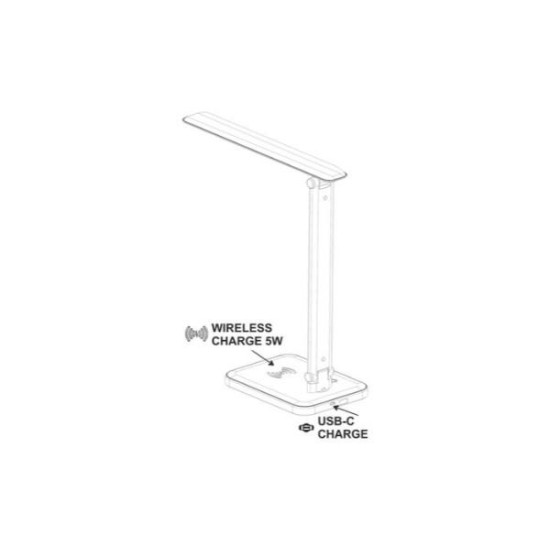 LED Πορτατίφ PC CCT 6W USB 230V/6VDC - Λευκό - adeleq