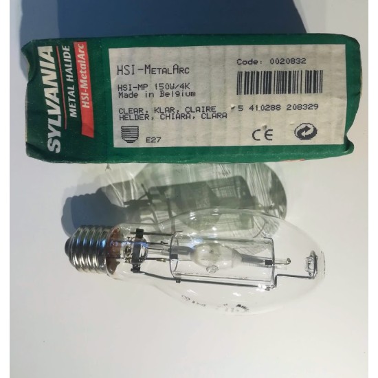 Λάμπα Διαφανές / E27 150W / 4K - HSI-METALARC - SYLVANIA 