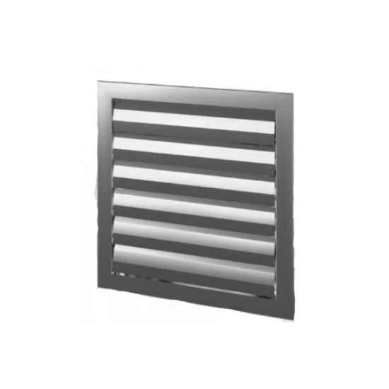 Square gravity griles Φ200mm aluminium  - DABLER