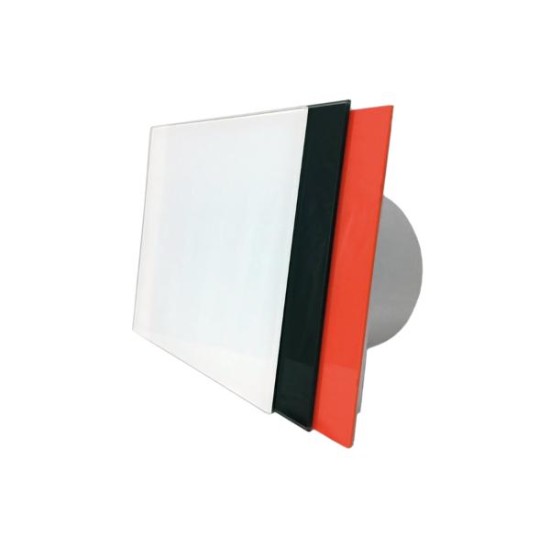 Κάλυμα glass  λευκό γυαλιστερό για εξαεριστήρα λουτρού - Drim - airRoxy