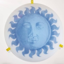 Φωτιστικό απλίκα επίτοιχη Ήλιος μπλέ - D300 / 1x60W / E27 - poomlighting