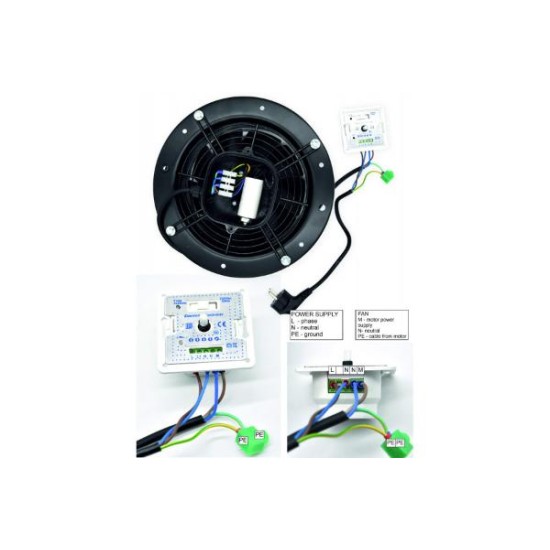 Ρυθμιστής ταχύτητας στροφών εξαερισμού 0.1-1A - ARO100   - DABLER