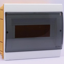 Πίνακας χωνευτός + Πόρτα / ΙΡ40 / 12Μ / 970.12.Β (RAL9010) Marlanvil