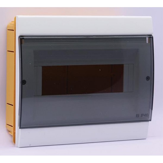 Πίνακας χωνευτός + Πόρτα / ΙΡ40 / 12Μ / 970.12.Β (RAL9010) Marlanvil