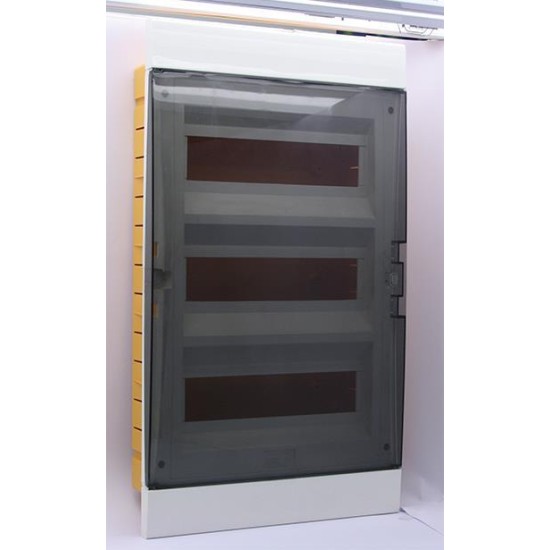 Πίνακας χωνευτός + Πόρτα / ΙΡ40 / 3 Σειρών / 18-39Μ 970.36.Β (RAL9010) Marlanvil