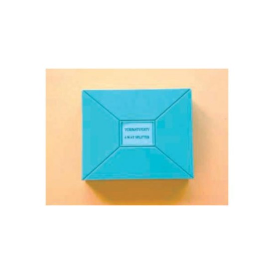 Διακλαδωτήρας πλαστικός επίγειος 1 είσοδο & 4 έξοδοι 5-800Mhz με σφυκτήρες - SPL1:4 - Mistral