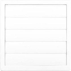 Περσίδα βαρύτητας εξαερισμού Φ100mm Λευκή  - DABLER