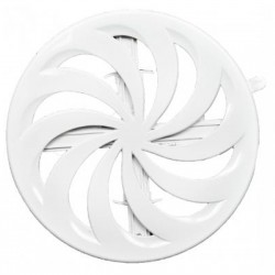 Ρυθμιζόμενη περσίδα για εξαεριστήρες λευκή Φ80-150mm   - DABLER