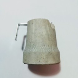 Ντουί E27 πορσελάνης με λαμάκι εξωτερικό FRH