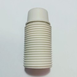 Ντουί E14 βακελίτου με μεταλλικό σπείρωμα & ροδέλα λευκό - FRD303 FRH