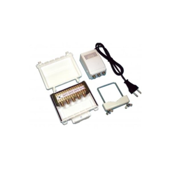 Ενισχυτής σήματος μεγάλος TV - Ιστού κεραίας τεσσάρων παροχών UHF 28dB 4U28dB 0218  - Mistral  