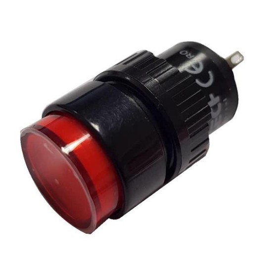 Ενδεικτική λυχνία - Φ16 ηλεκτρονική - Κόκκινη - 230V - LAS1Y-DR - Xindali