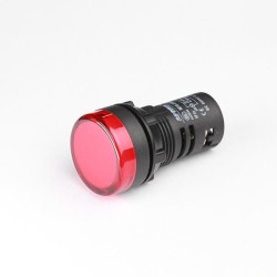 Ενδεικτική λυχνία - Φ16 ηλεκτρονική - Κόκκινη - 230V AC/DC - AD22-16DR - Xindali