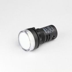 Ενδεικτική λυχνία - Φ16 ηλεκτρονική - Λευκό - 230V - AD22-16DW - Xindali