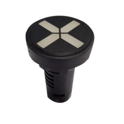 Ενδεικτική λυχνία - Φ22 LED - Δύο χρωμάτων(Κόκκινο-Πράσινο) - 24V AC/DC - ND16-22W/G - Xindali