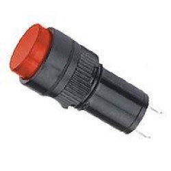 Μπουτόν Φ16 - 230V - LED Κόκκινο - LAS1Y-R - Xindali