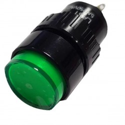 Μπουτόν Φ16 - 230V - LED Πράσινο - LAS1Y-G - Xindali