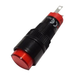 Μπουτόν Φ10 - 230V AC/DC - LED Κόκκινο - LAS3Y-11R - Xindali