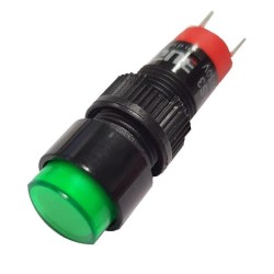 Μπουτόν Φ10 - 230V - LED Πράσινο - LAS3Y-11G - Xindali