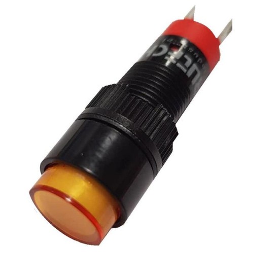 Μπουτόν Φ10 - 230V - LED Κίτρινο - LAS3Y-11Ο - Xindali