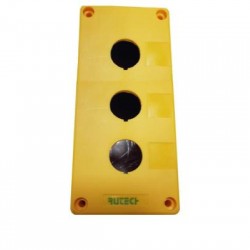 Μπουτονιέρα κενή 3 Οπών Κίτρινη PV3B