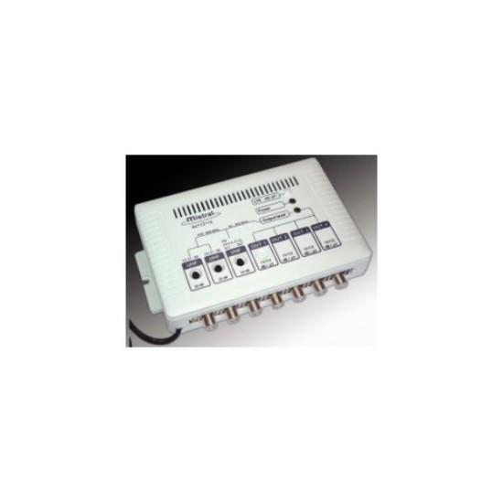 Eνισχυτής κεντρικής κεραίας με εισόδους VHF και 2 UHF & 4 εξόδους 30/40dB - 4Χ1125G  - Mistral  