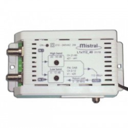 Eνισχυτής γραμμής κεραίας 40 dB (CATV) - L1x112 - Mistral  