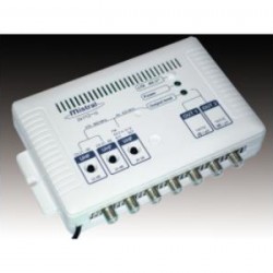 Eνισχυτής κεντρικής κεραίας με εισόδους VHF και 2 UHF & δύο εξόδους 30/40dB - 2Χ1125G  - Mistral  