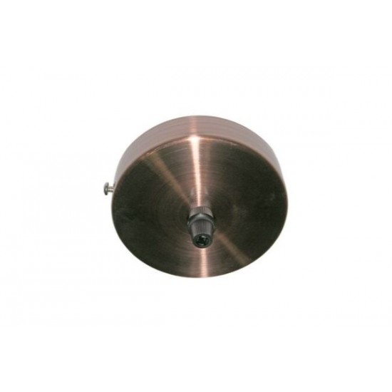 Ροζέτα αλουμινίου διακοσμητική μάυρη - adeleq