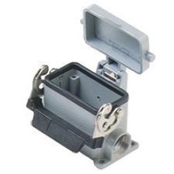 Βάση πρίζας επίτοιχη με καπάκι 10 πόλων. CHP 10LS - Walther procon