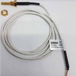 Θερμοστοιχείο PTC -50oC..+130oC 1,5μέτρο καλώδιο - PTC-S-130C - GEMO