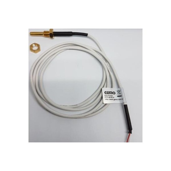 Θερμοστοιχείο PTC -50oC..+130oC 1,5μέτρο καλώδιο - PTC-S-130C - GEMO