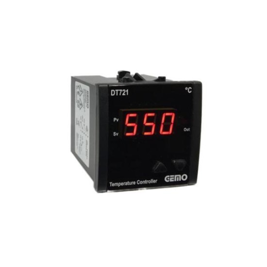 Ψηφιακό θερμόμετρο πίνακος 230V AC 0/600oC /  DT721-230VAC-R - GEMO