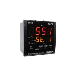 Ψηφιακό βηματικό θερμόμετρο πίνακος 230V AC J - 0/600οC , K - 0-1200Oc , PT100 - 0/800Oc  PC109-230VAC-R - GEMO