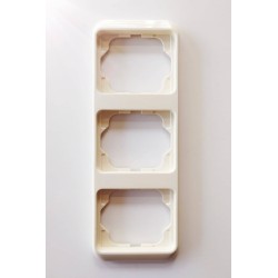 Πλαίσιο 3 θέσεων κάθετο ιβουάρ - alpha nea - Busch-Jaeger