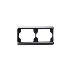 Πλαίσιο 2 θέσεων οριζόντιο τιτάνιο - alpha exclusive - Busch-Jaeger