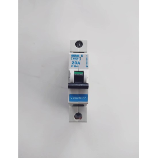 Interruptor automatic 1P - L10A 6kA - Καμπύλη L - Serie E - Vynckier