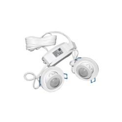 Ceiling Mounted Infrared Motion Sensor 2way 360° with 5m Cable - 10-5400 - adeleq