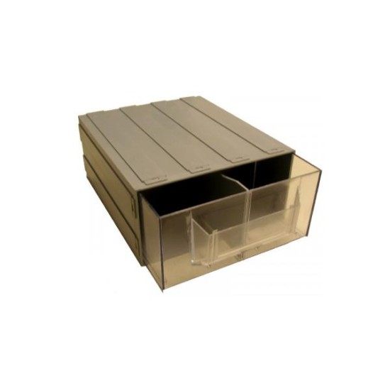 Συρτάρια αποθήκευσης μικρού μεγέθους με διαχωριστικά M:12.2 Π:15 Υ:8.4 - DABLER