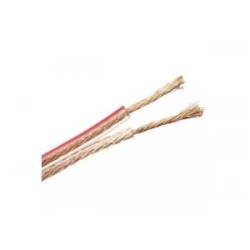 Καλώδιο μεγαφωνικό διάφανο 2x0,50